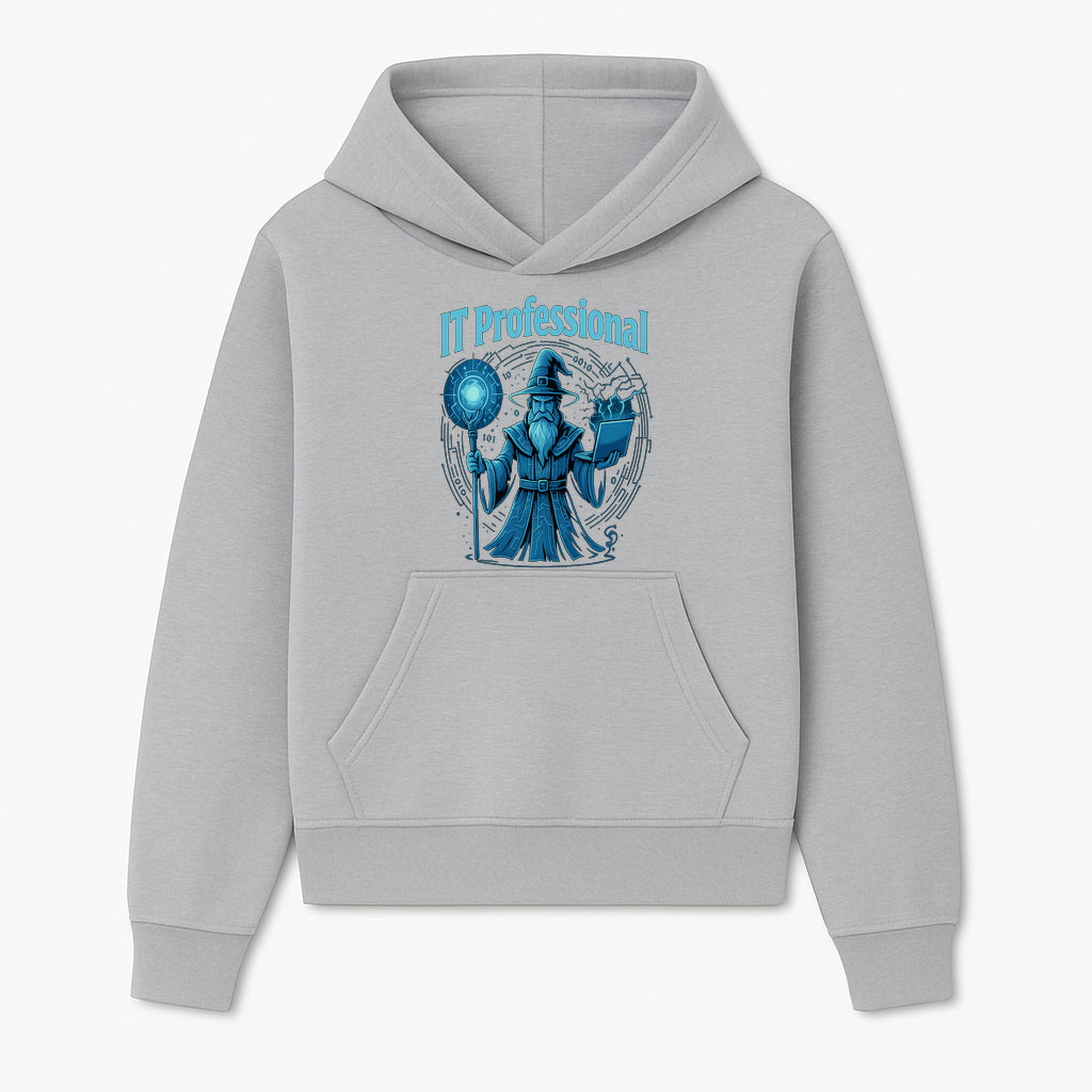Wizard IT Professional Graphic Tee | Magical Tech T-Shirt for IT Specialists | Geeky Computer Sorcery Design - Hoodie 1758004714770.jpg