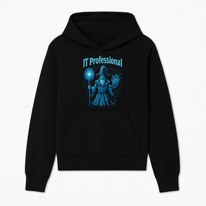 Wizard IT Professional Graphic Tee | Magical Tech T-Shirt for IT Specialists | Geeky Computer Sorcery Design - Hoodie 1758004714963.jpg
