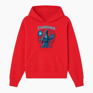 Wizard IT Professional Graphic Tee | Magical Tech T-Shirt for IT Specialists | Geeky Computer Sorcery Design - Hoodie 1758004716344.jpg