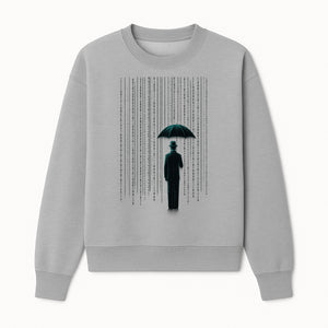 Digital Rain Umbrella Art Print - Retro Sci-Fi Illustrations for Home Decor, Wall Art, and Tech Enthusiasts - Sweatshirt 1758004718111.jpg