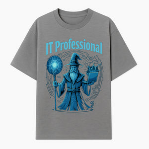 Wizard IT Professional Graphic Tee | Magical Tech T-Shirt for IT Specialists | Geeky Computer Sorcery Design - T-shirt 1758004718806.jpg