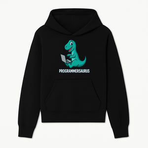 Programmersaurus T-Rex Dinosaur Laptop Sticker | Cute Tech Humor Gift for Programmers, Coders, and Developers - Hoodie 1758004719250.jpg