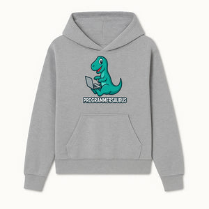 Programmersaurus T-Rex Dinosaur Laptop Sticker | Cute Tech Humor Gift for Programmers, Coders, and Developers - Hoodie 1758004719767.jpg