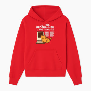 Funny Programmer Cat Design T-Shirt - I Make Computer Beep Boop - Geeky Gift for Tech Lovers and Cat Owners - Hoodie 1758004719828.jpg