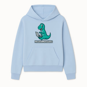 Programmersaurus T-Rex Dinosaur Laptop Sticker | Cute Tech Humor Gift for Programmers, Coders, and Developers - Hoodie 1758004719950.jpg