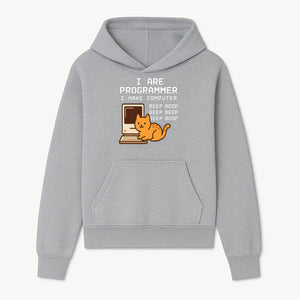 Funny Programmer Cat Design T-Shirt - I Make Computer Beep Boop - Geeky Gift for Tech Lovers and Cat Owners - Hoodie 1758004719997.jpg