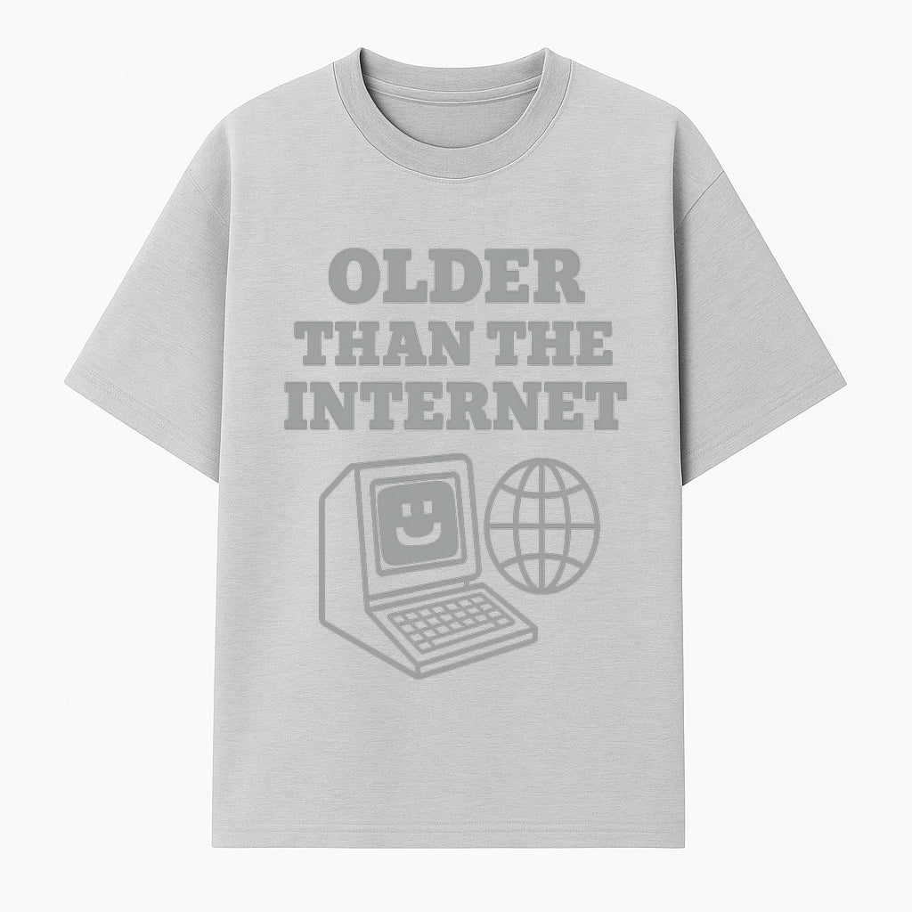 Older Than the Internet Retro Computer Graphic T-Shirt - Vintage Tech Humor Gift - T-shirt 1758004720253.jpg