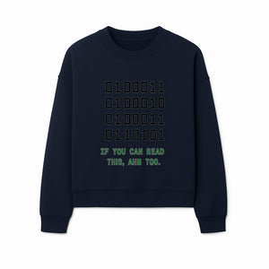 Binary Code Graphic Tee - If You Can Read This, Ahh Too - Fun Tech Shirt for Programmers, Gamers, and Nerdy Friends - Sweatshirt 1758004720266.jpg