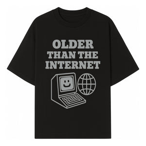 Older Than the Internet Retro Computer Graphic T-Shirt - Vintage Tech Humor Gift - T-shirt 1758004720415.jpg