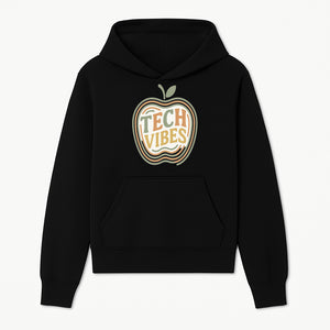 Tech Vibes Apple Graphic Tee | Retro Tech-Inspired Design | Trendy Apparel for Tech Lovers | Unique Gift Idea - Hoodie 1758004720577.jpg