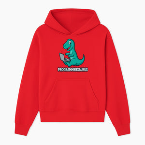 Programmersaurus T-Rex Dinosaur Laptop Sticker | Cute Tech Humor Gift for Programmers, Coders, and Developers - Hoodie 1758004720577.jpg