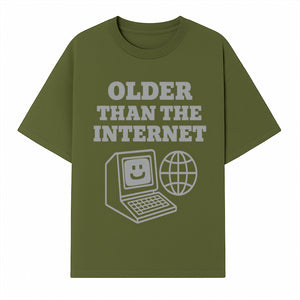 Older Than the Internet Retro Computer Graphic T-Shirt - Vintage Tech Humor Gift - T-shirt 1758004720698.jpg