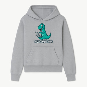 Programmersaurus T-Rex Dinosaur Laptop Sticker | Cute Tech Humor Gift for Programmers, Coders, and Developers - Hoodie 1758004720722.jpg