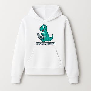 Programmersaurus T-Rex Dinosaur Laptop Sticker | Cute Tech Humor Gift for Programmers, Coders, and Developers - Hoodie 1758004720875.jpg