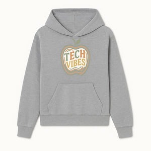 Tech Vibes Apple Graphic Tee | Retro Tech-Inspired Design | Trendy Apparel for Tech Lovers | Unique Gift Idea - Hoodie 1758004721087.jpg