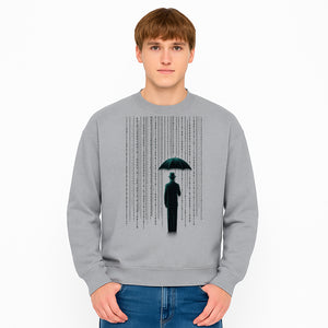 Digital Rain Umbrella Art Print - Retro Sci-Fi Illustrations for Home Decor, Wall Art, and Tech Enthusiasts - Sweatshirt 1758004721175.jpg