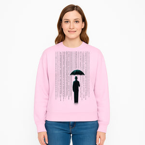 Digital Rain Umbrella Art Print - Retro Sci-Fi Illustrations for Home Decor, Wall Art, and Tech Enthusiasts - Sweatshirt 1758004721363.jpg