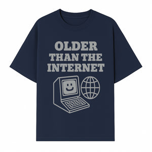Older Than the Internet Retro Computer Graphic T-Shirt - Vintage Tech Humor Gift - T-shirt 1758004721546.jpg