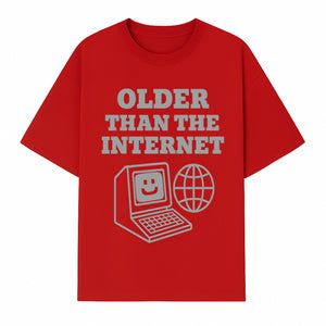 Older Than the Internet Retro Computer Graphic T-Shirt - Vintage Tech Humor Gift - T-shirt 1758004721689.jpg