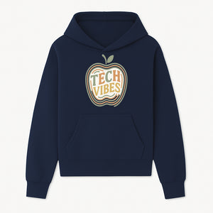 Tech Vibes Apple Graphic Tee | Retro Tech-Inspired Design | Trendy Apparel for Tech Lovers | Unique Gift Idea - Hoodie 1758004721709.jpg