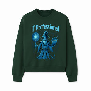 Wizard IT Professional Graphic Tee | Magical Tech T-Shirt for IT Specialists | Geeky Computer Sorcery Design - Sweatshirt 1758004721938.jpg