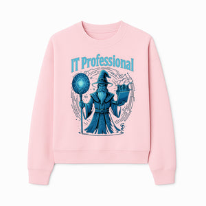 Wizard IT Professional Graphic Tee | Magical Tech T-Shirt for IT Specialists | Geeky Computer Sorcery Design - Sweatshirt 1758004722449.jpg