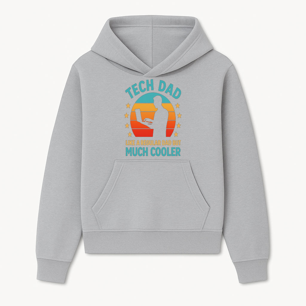 Tech Dad T-Shirt - Like a Regular Dad but Much Cooler, Fun Graphic Tee for Fathers, Ideal Gift for Tech-Savvy Dads - Hoodie 1758004722630.jpg