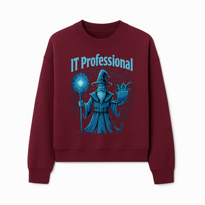 Wizard IT Professional Graphic Tee | Magical Tech T-Shirt for IT Specialists | Geeky Computer Sorcery Design - Sweatshirt 1758004722646.jpg