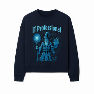 Wizard IT Professional Graphic Tee | Magical Tech T-Shirt for IT Specialists | Geeky Computer Sorcery Design - Sweatshirt 1758004722811.jpg