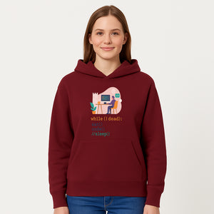 Funny Programmer Wall Art - While I Dead: Eat, Code, Sleep - Tech Decor for Developers, Coding Humor Print - Hoodie 1758004722914.jpg