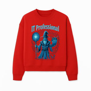 Wizard IT Professional Graphic Tee | Magical Tech T-Shirt for IT Specialists | Geeky Computer Sorcery Design - Sweatshirt 1758004722963.jpg