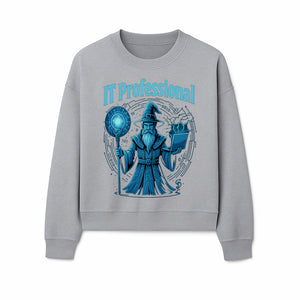 Wizard IT Professional Graphic Tee | Magical Tech T-Shirt for IT Specialists | Geeky Computer Sorcery Design - Sweatshirt 1758004723103.jpg