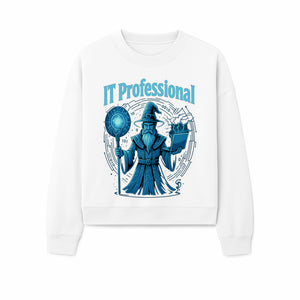 Wizard IT Professional Graphic Tee | Magical Tech T-Shirt for IT Specialists | Geeky Computer Sorcery Design - Sweatshirt 1758004723280.jpg