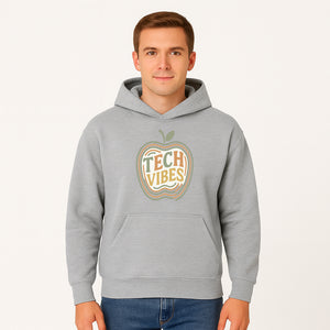 Tech Vibes Apple Graphic Tee | Retro Tech-Inspired Design | Trendy Apparel for Tech Lovers | Unique Gift Idea - Hoodie 1758004723334.jpg