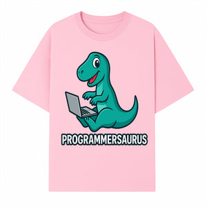 Programmersaurus T-Rex Dinosaur Laptop Sticker | Cute Tech Humor Gift for Programmers, Coders, and Developers - T-shirt 1758004723512.jpg