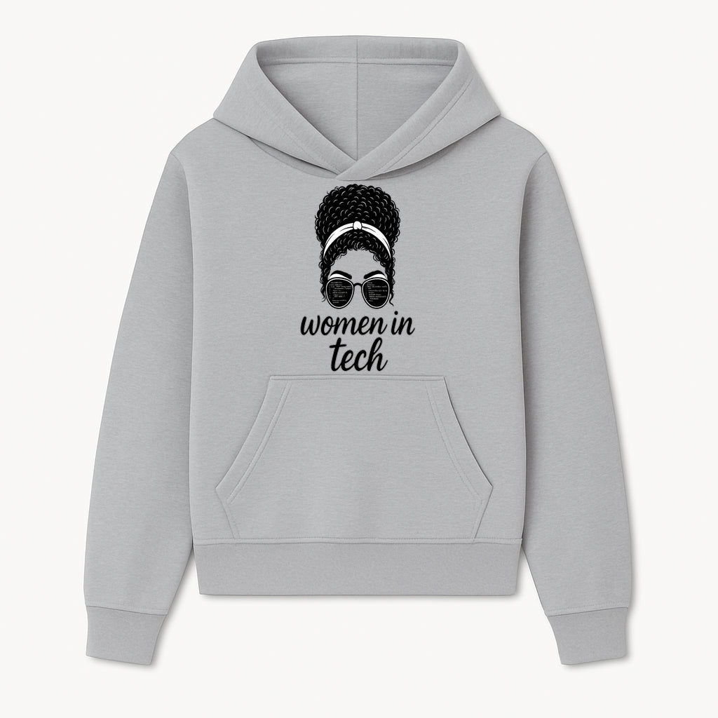 Women in Tech Graphic Tee - Empowering T-Shirt for Girls in Technology, Feminist Apparel, Black Girl Magic Fashion - Hoodie 1758004723567.jpg
