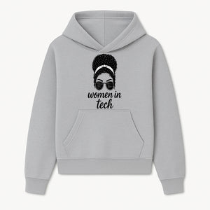 Women in Tech Graphic Tee - Empowering T-Shirt for Girls in Technology, Feminist Apparel, Black Girl Magic Fashion - Hoodie 1758004723567.jpg