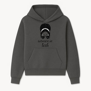 Women in Tech Graphic Tee - Empowering T-Shirt for Girls in Technology, Feminist Apparel, Black Girl Magic Fashion - Hoodie 1758004723926.jpg