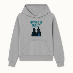 Hacked or Hexed? Mystery Tech and Magic T-Shirt for Gamers and Witches - Hoodie 1758004723936.jpg