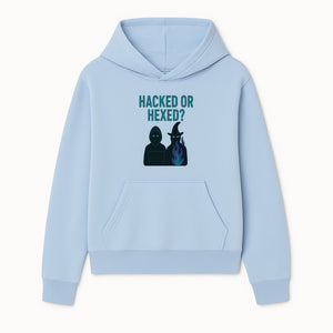 Hacked or Hexed? Mystery Tech and Magic T-Shirt for Gamers and Witches - Hoodie 1758004724137.jpg
