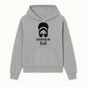 Women in Tech Graphic Tee - Empowering T-Shirt for Girls in Technology, Feminist Apparel, Black Girl Magic Fashion - Hoodie 1758004724274.jpg