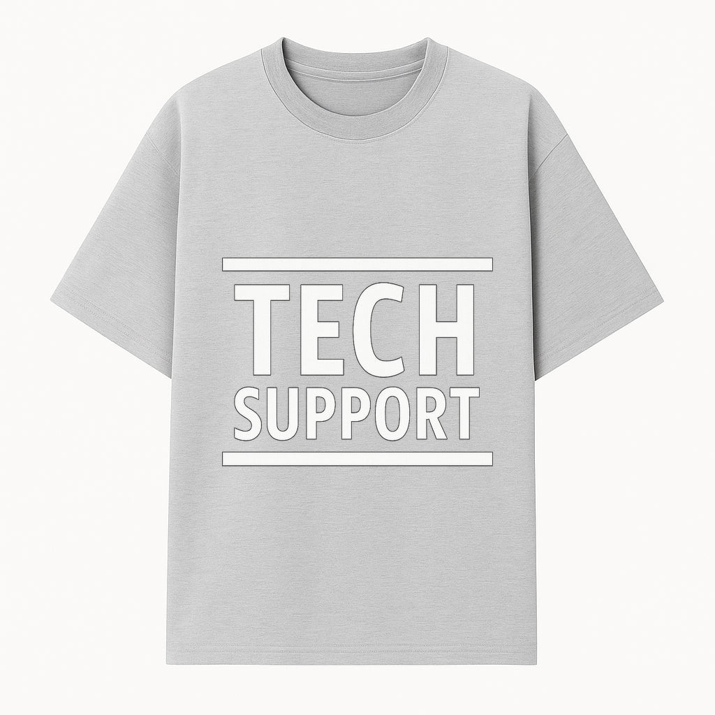 Tech Support Sign - Modern Office Decor, Minimalist Design, Digital Assistance Wall Art, Home Office, IT Support Display - T-shirt 1758004724430.jpg
