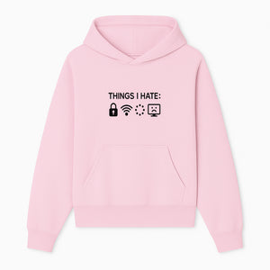 Funny Wall Art Poster - 'Things I Hate' with Icons of Lock, WiFi, Loading, and Sad Computer - Home Decor Print - Hoodie 1758004724517.jpg