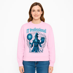 Wizard IT Professional Graphic Tee | Magical Tech T-Shirt for IT Specialists | Geeky Computer Sorcery Design - Sweatshirt 1758004724630.jpg