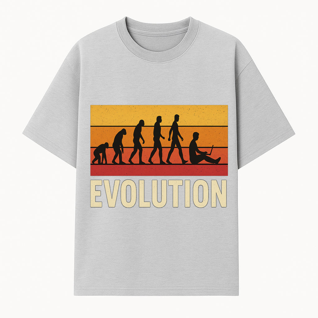 Evolution of Man Graphic Tee - Funny Retro Design, Evolution to Technology, Science T-Shirt, Unique Gift for Nerds - T-shirt 1758004724739.jpg