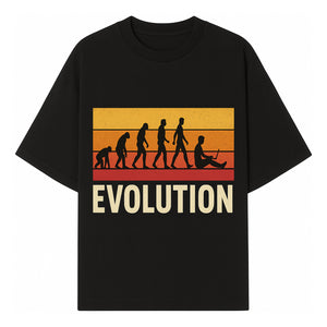 Evolution of Man Graphic Tee - Funny Retro Design, Evolution to Technology, Science T-Shirt, Unique Gift for Nerds - T-shirt 1758004724925.jpg