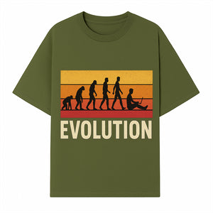 Evolution of Man Graphic Tee - Funny Retro Design, Evolution to Technology, Science T-Shirt, Unique Gift for Nerds - T-shirt 1758004725216.jpg