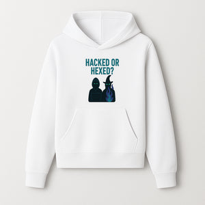Hacked or Hexed? Mystery Tech and Magic T-Shirt for Gamers and Witches - Hoodie 1758004725245.jpg
