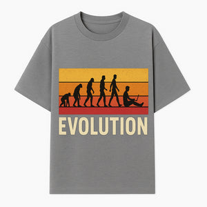 Evolution of Man Graphic Tee - Funny Retro Design, Evolution to Technology, Science T-Shirt, Unique Gift for Nerds - T-shirt 1758004725370.jpg