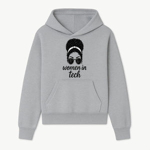 Women in Tech Graphic Tee - Empowering T-Shirt for Girls in Technology, Feminist Apparel, Black Girl Magic Fashion - Hoodie 1758004725503.jpg